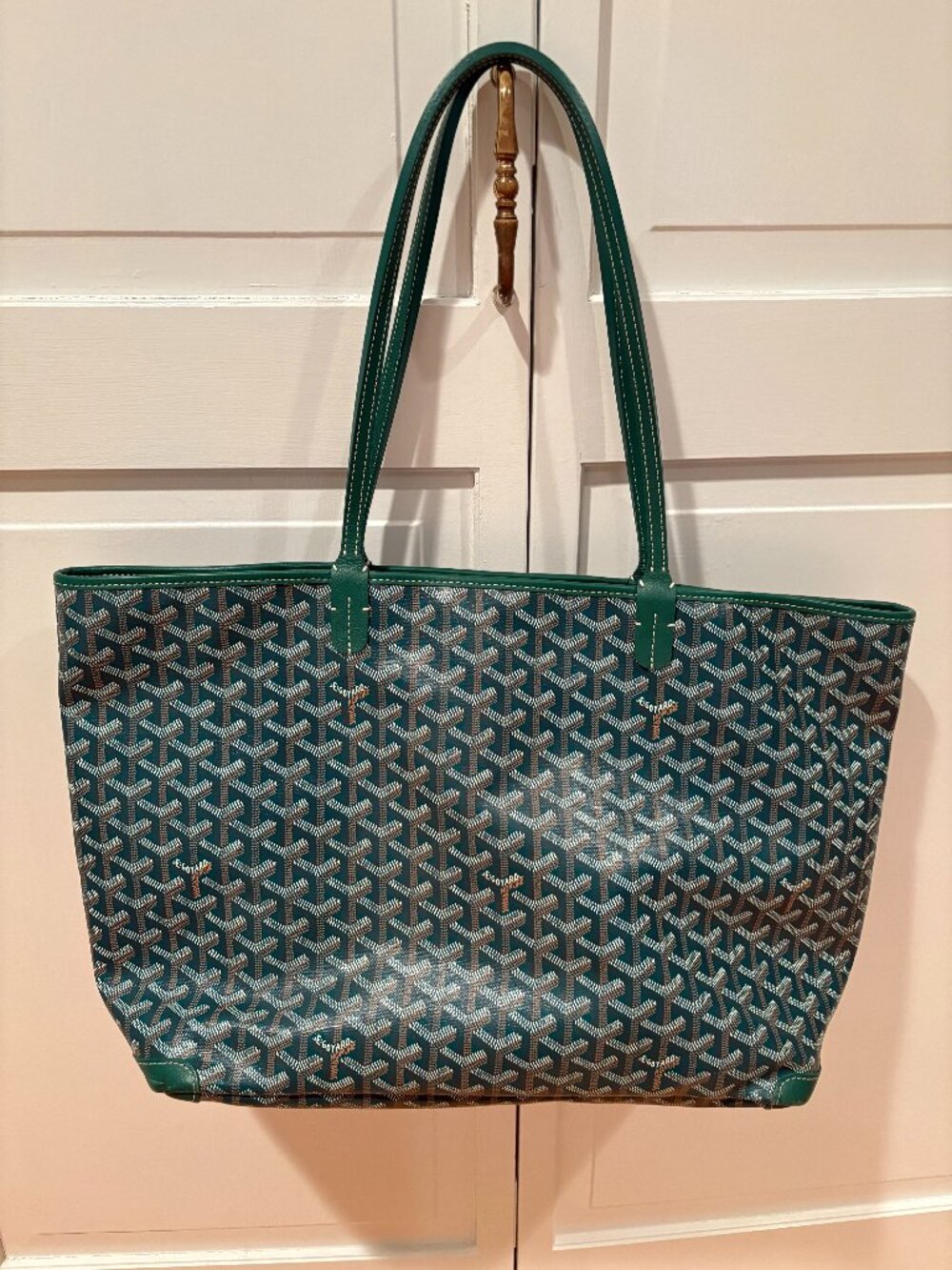 Goyard Artois MM tote (vert/green)